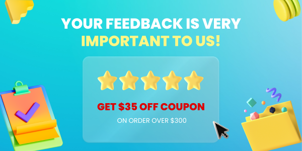 Your feedback is very important to us