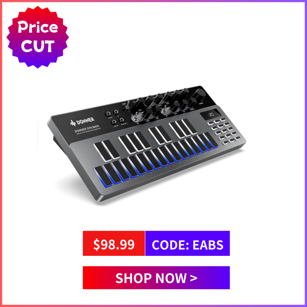 Donner Essential B1 Analog Bass Synthesizer & Sequencer