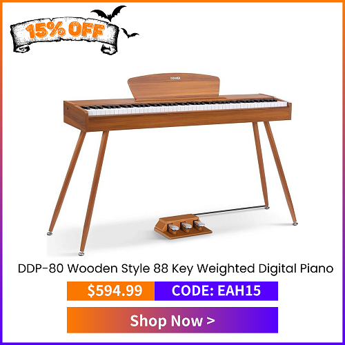 DDP-80 Wooden Style 88 Key Weighted Digital Piano