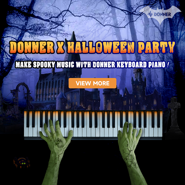 Make Spooky Music With Donner Keyboard Piano!