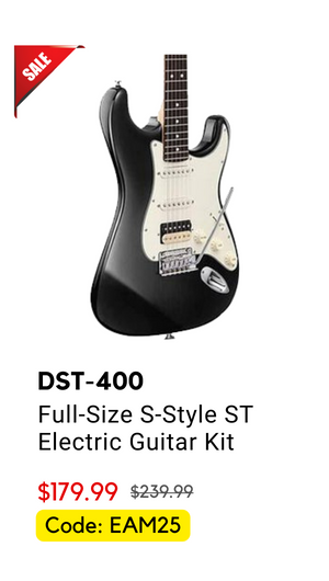 DST-400 Full-Size S-Style ST Electric Guitar Kit