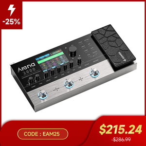Arena 2000 Multi-Effect Guitar Pedal AMP Modeling Multiple Effects Processor