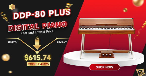 DDP-80 PLUS 88 Key Weighted Wooden Upright Digital Piano