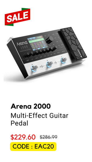 Arena 2000 Multi-Effect Guitar Pedal AMP Modeling Multiple Effects Processor