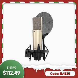 DC-87 XLR 25.4mm Large Diaphragm Studio Microphone for Streaming