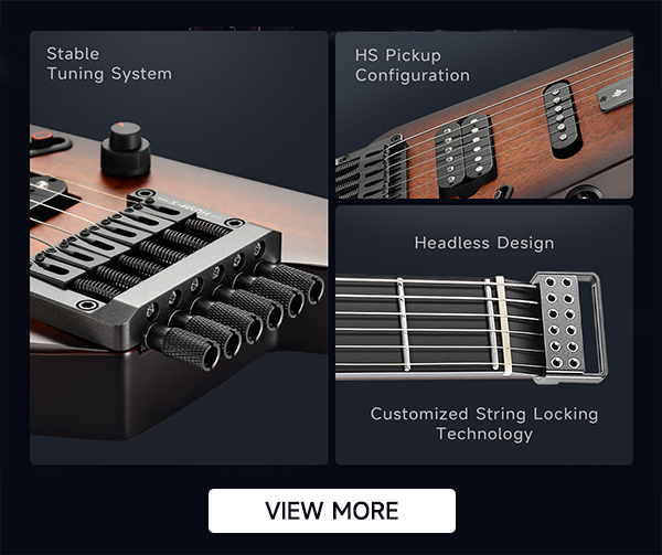 HUSH-X Electric Guitar Kit for Travel