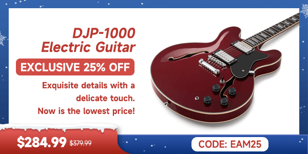 DJP-1000 335 Style Electric Guitar Kit