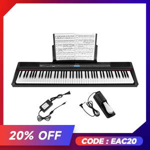 DEP-20 Portable 88 Key Weighted Digital Piano with Sustain Pedal for Beginner