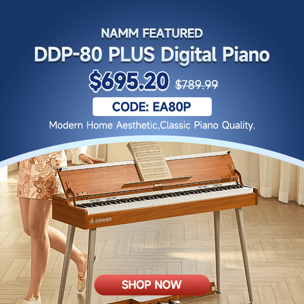 DDP-80 PLUS 88 Key Weighted Wooden Upright Digital Piano