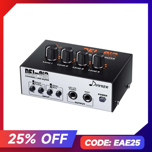Low-Noise Mini Audio 4 Channel Line
