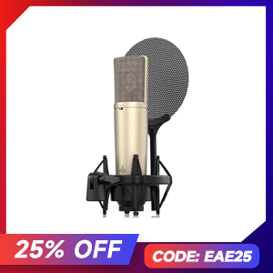 DC-87 XLR 25.4mm Large Diaphragm Studio Microphone for Streaming