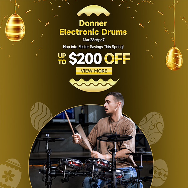 Donner Electronic Drums UP TO $200 OFF