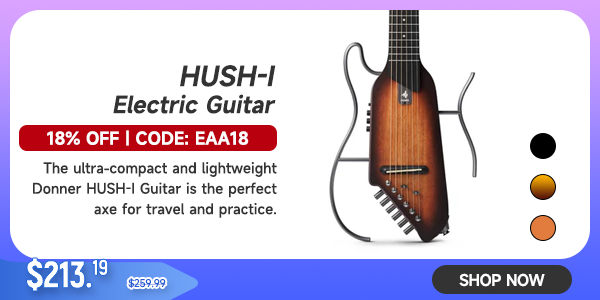 HUSH-I Acoustic-Electric Guitar Kit for Travel Silent Practice
