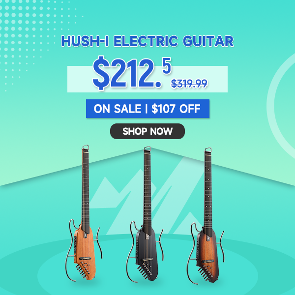 HUSH-I Acoustic-Electric Guitar Kit for Travel Silent Practice
