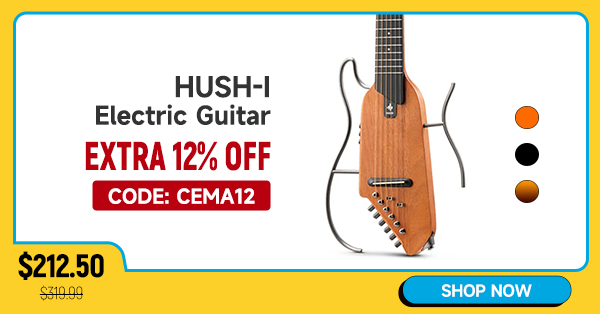 HUSH-I Acoustic-Electric Guitar Kit for Travel Silent Practice