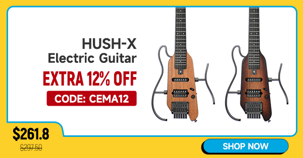 Donner HUSH-X Electric Guitar Kit for Travel