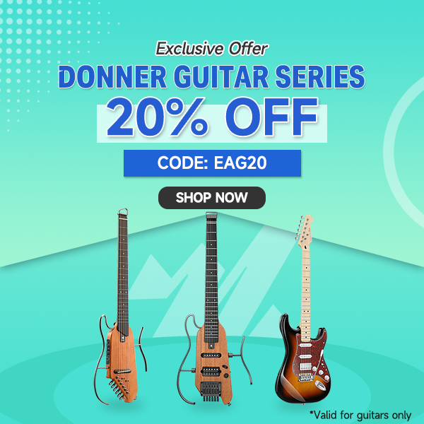 DONNER GUITAR SERIES 20% OFF