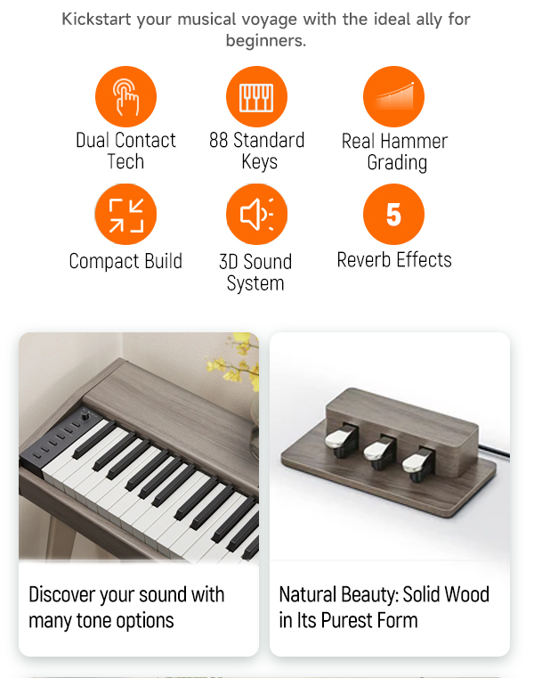 Kickstart your musical voyage with the ideal ally for beginners.
