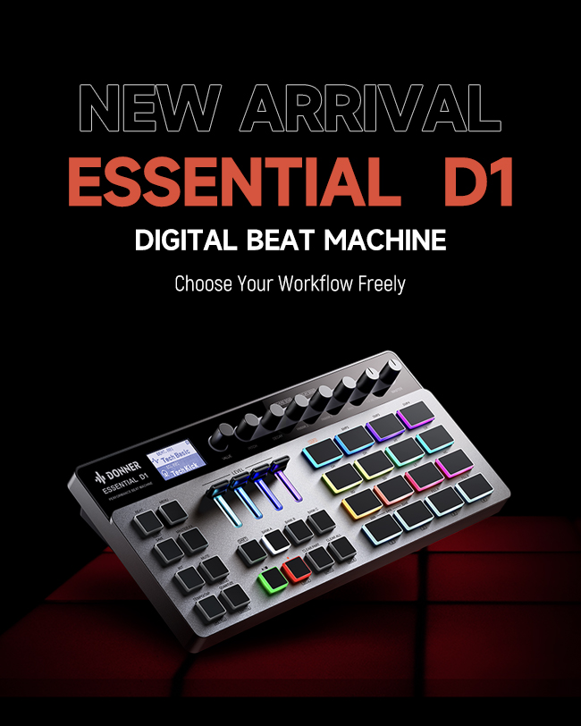 Donner Essential D1 Performance Beat Machine Drum Machine